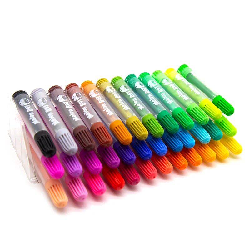Wholesale Smooth Marker Watercolor Pens set For Kid Drawing Painting 36 Colors Water Color Brush Art Pen for children