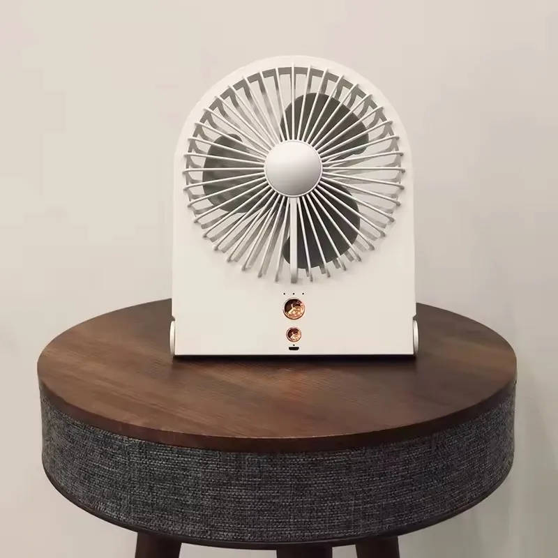Custom Desk lamp fan, home desktop USB charging fan gift multifunctional Home creative mute student mini air cooled fan