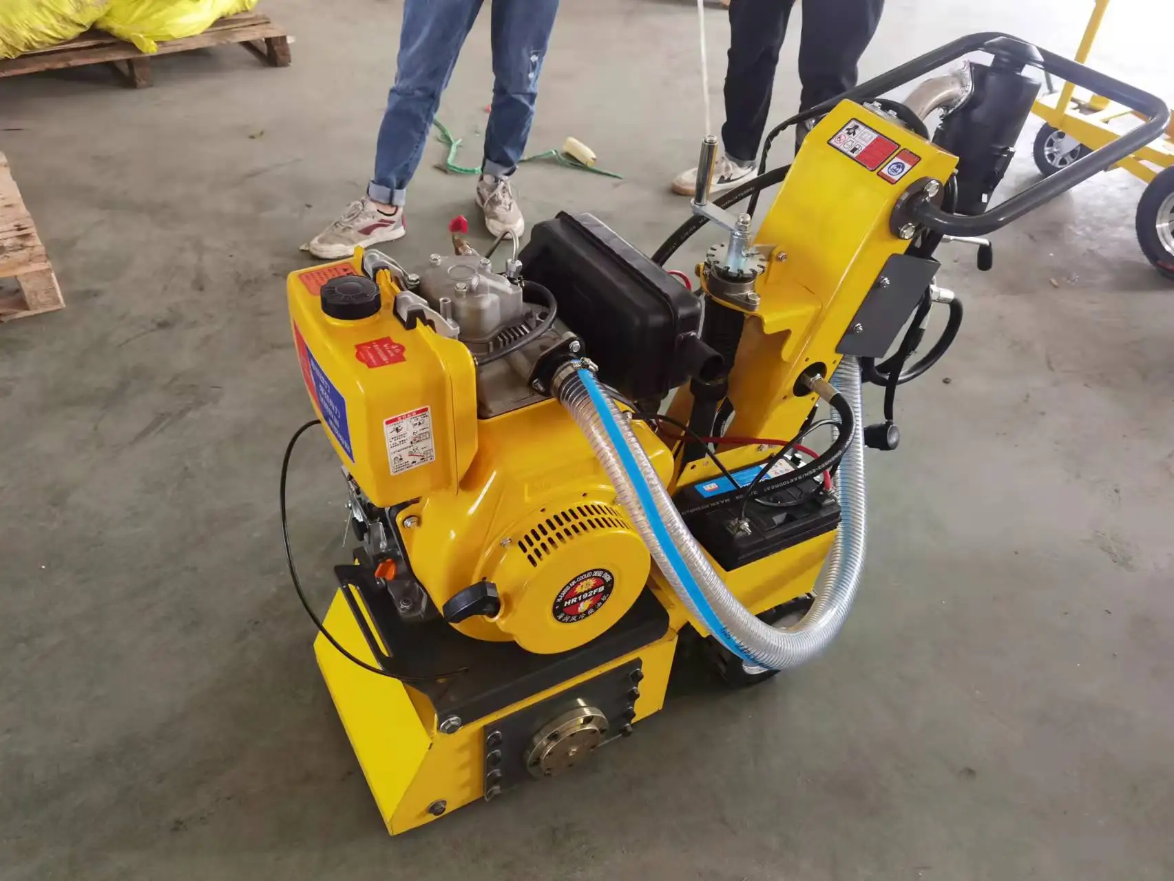 Gasoline Road marking line removal machine  Hot Melt and Cold Paint Marking Line Removing machine