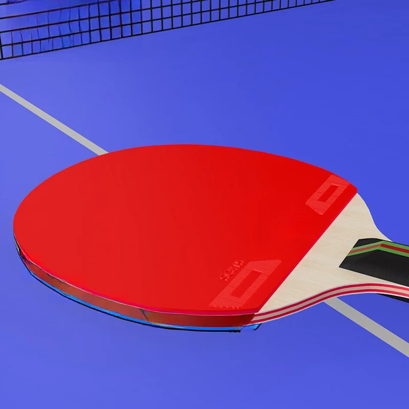 China Price Professional Custom Tournament 8 Star Premium Pro ITTF Print Wood Ping Pong Table Tennis Racket