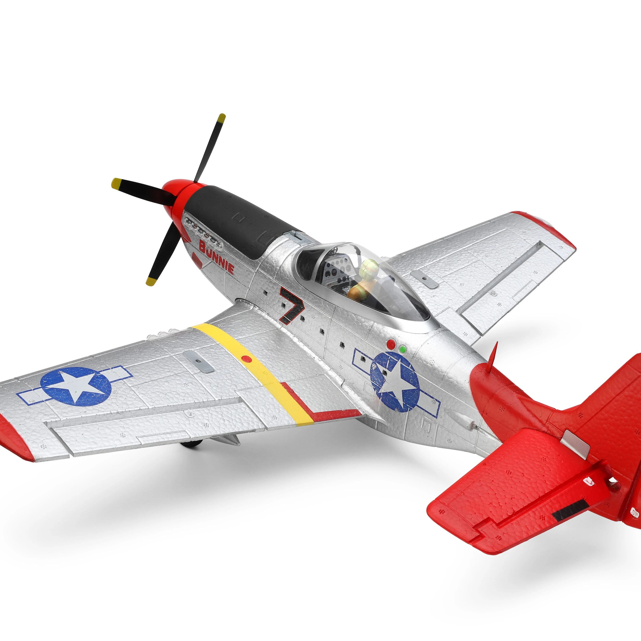 WL игрушки 2 4G высокое симулятор RC самолет P-51
