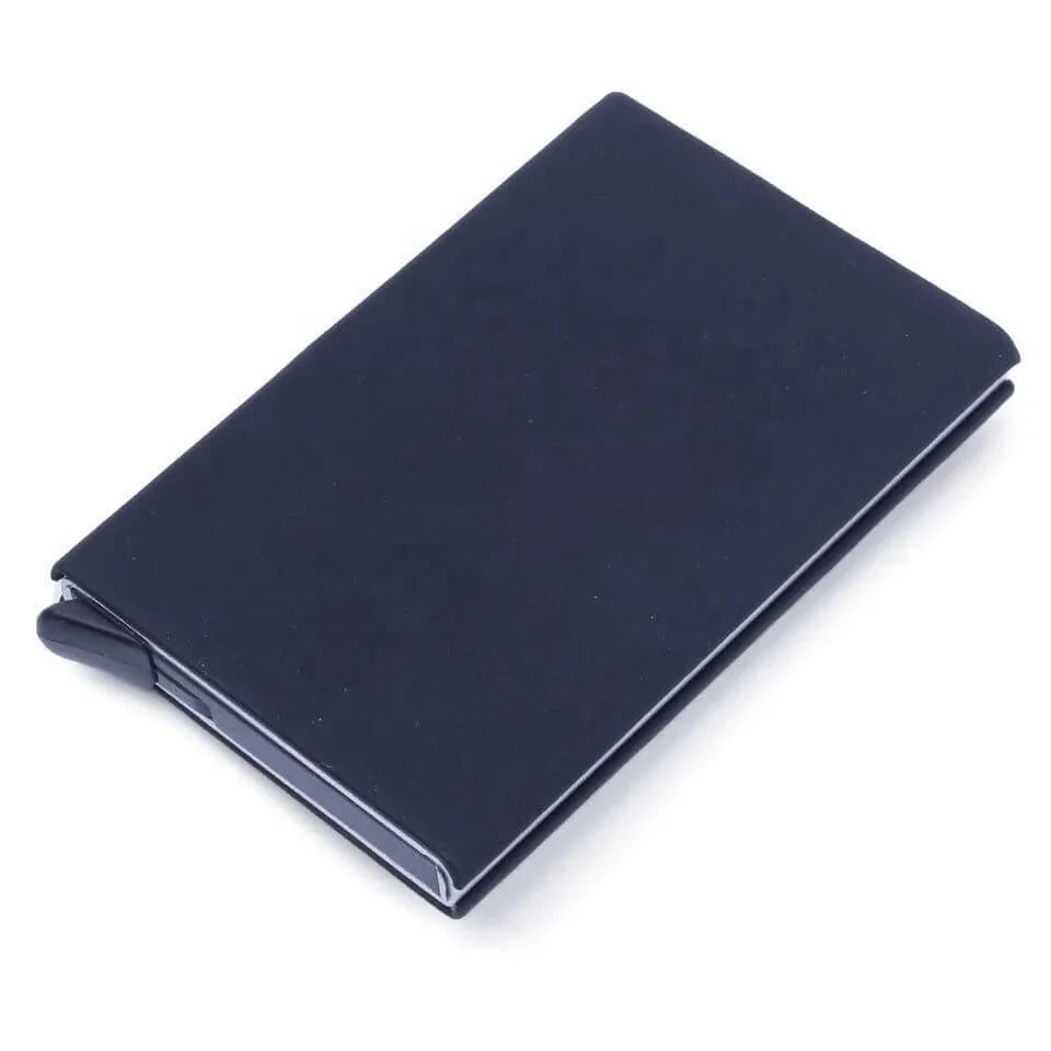 New Designer RFID Blocking PU Leather Pop Up Wallet Fashionable Credit Card Holder with Money Clip Popular Money Clip Wallet