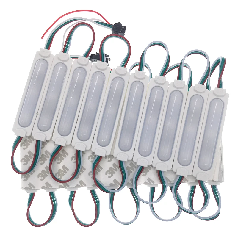 DC 12 В Ws2811 IC rgbw IP65 полноцветные светодиодные модули впрыска 3 светодиода световые коробки 5050 Светодиодный модуль smd