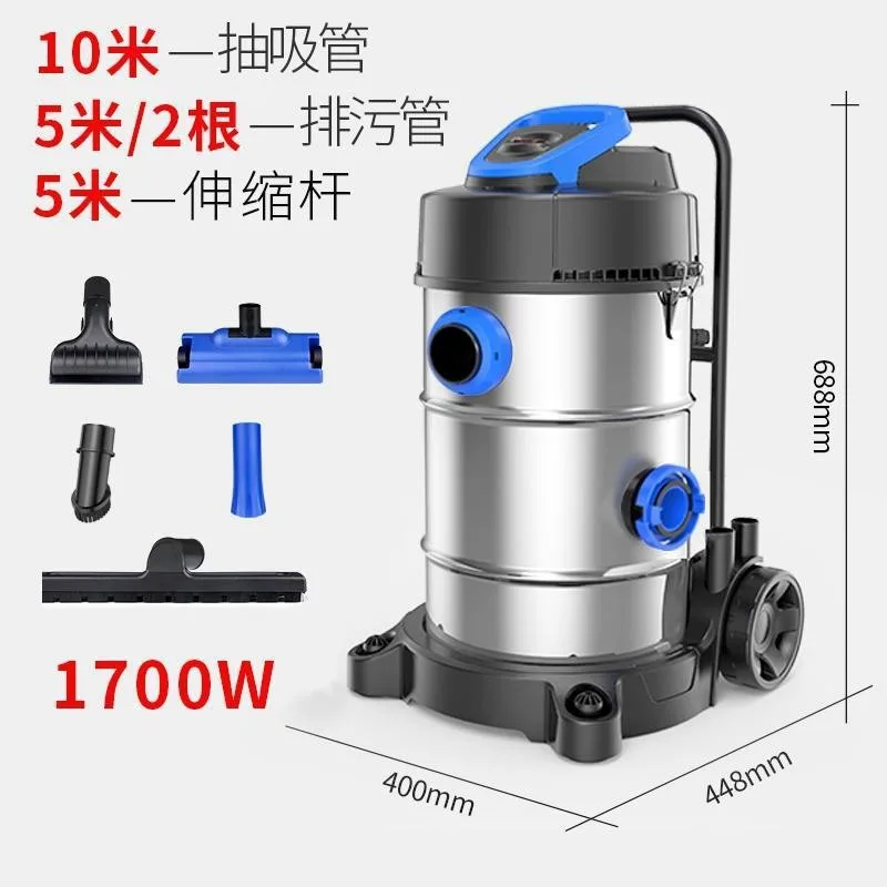 220V 50HZ EU plug CPS-101 Fish Pond Sewage Suction Machine Pond Cleaning Filter Swimming Pool Underwater Vacuum Pump