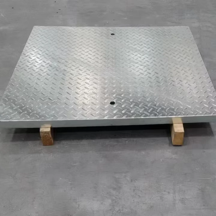 Composite Rainwater Ditch Cover Steel Grating Cast Iron Ditch Cover Green Belt Composite Steel Grating