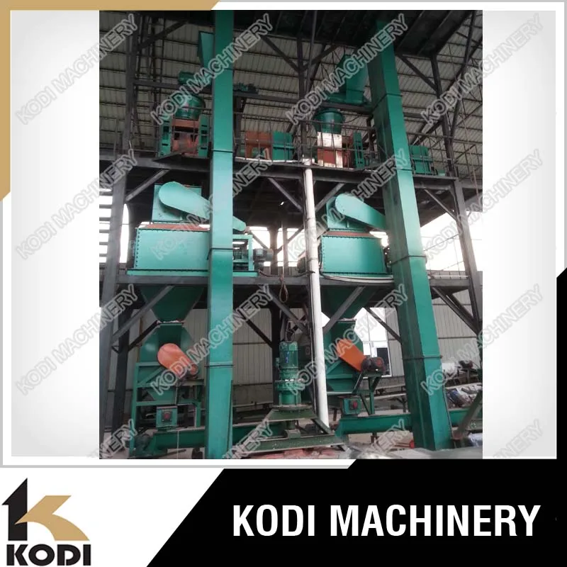 KODI Professional Double Roller Fertilizer Granulator Compactor Machine
