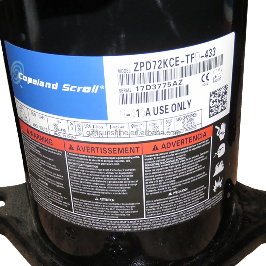 Compressor Refrigeration R290 R410 R32 R134a Air Cooling Rotary Deep Freezer Refrigerator Compressor For Air Conditioner