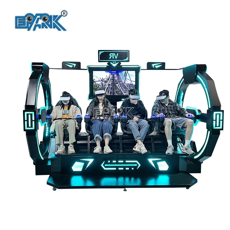 Amusement 4 Seats Vr Cinema Vr Chair Digital Equipment Virtual 9d Vr Cinema Theatre System