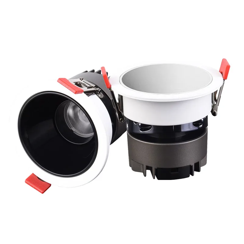 3~30 Watt Aluminium Body Round Recessed Wall Washer COB LED Spot Down Light