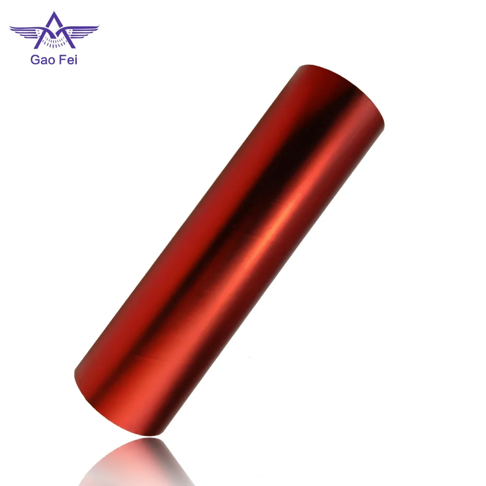 pet color red blue black gold silver aluminum metalized film with technology coating