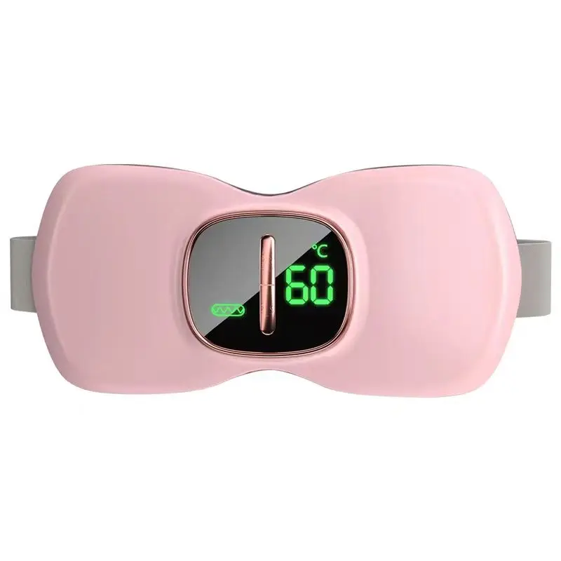 Factory Hot Compress Smart Warm Palace Belt Menstrual Heating Pad   Period Cramp Massager Vibrating Heating Waist Belt