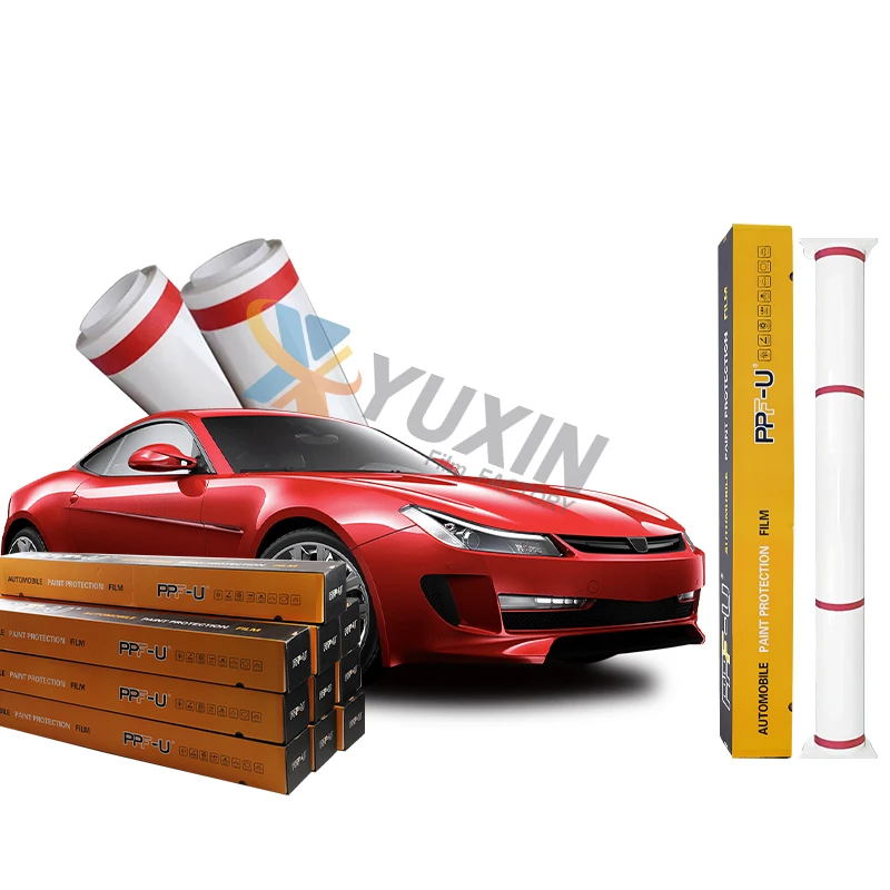 PPF-U No Yellowing Scratch proof Anti Scratch Heat Repair Clear Transparent TPU Seconds Repair Car Paint Protection Film PPF