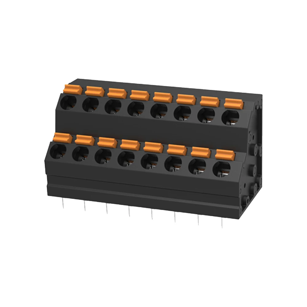 KFM736L-5.0 IDC26 Mini male terminal block breakout board connector PLC relay adapter DIN Rail Mounting Breakout board DG248-5.0