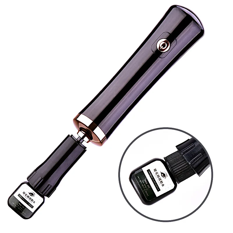 OEM ODM Electric Glue Shaker Portable Adhesive Shaker Mixing Eyelash Extension Glue Shaker with 6 Pieces Adhesive Cover Mold