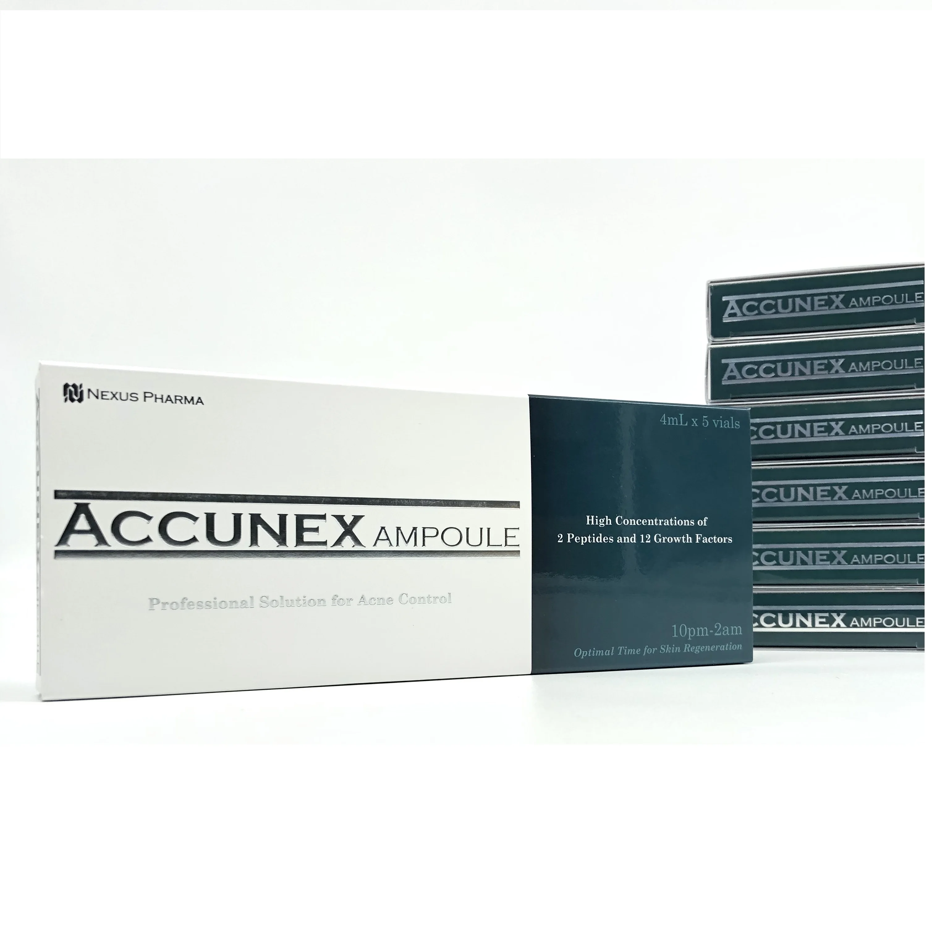 Accunex Ampoule + EGF + Multi Peptide Serum (Anti Acne and Mesotherapy Solution Topical use)