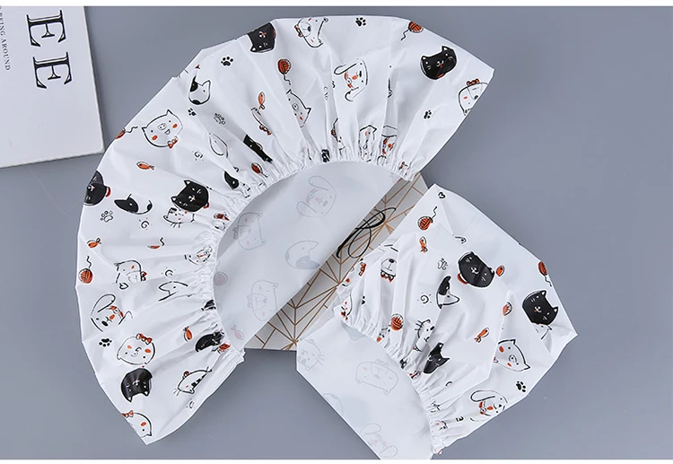 Lameila New shower caps custom waterproof hair cap for shower C0815