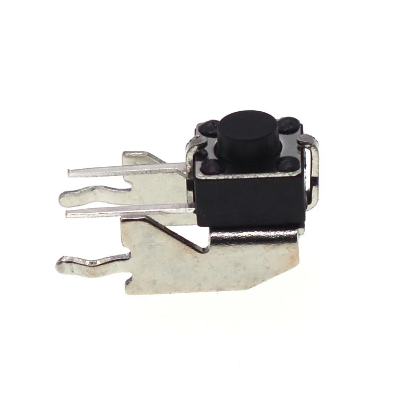 Micro Momentary Tactile Push Button Switch 6*6*4.3/5/6/7/8/9.5/10/18mm Right Angle With stent 4pins DIP Micro tact Switch