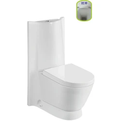 High Quality Wholesale Sanitary Ware WC Toilet Modern Design Dual-Flush Ceramic WC One Piece Toilet Piss Toilet I Piece