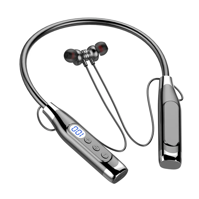Заводская цена светодиодный дисплей Type-C быстрая зарядка магнитный MP3-плеер спортивные караоке-игровые беспроводные наушники