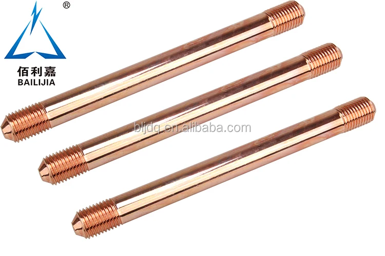 [OEM/ODM]Newest Durable High Quality  Earth Rod Lightning Protection System Copper Clad Steel Ground Rod For Wholesale