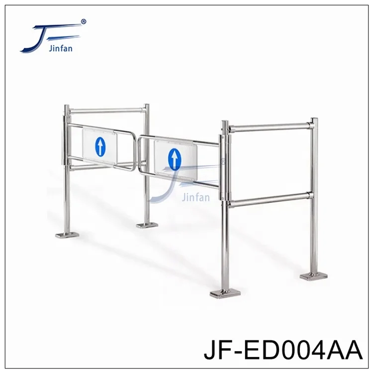 stainless steel supermarket Flap Barrier Gate For Entrance And Exit