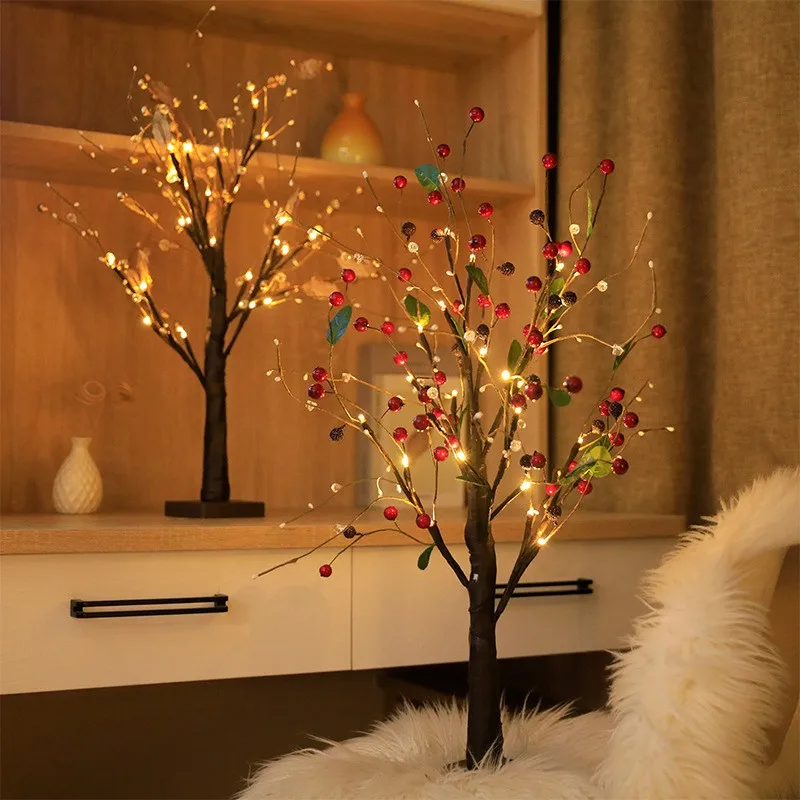 Tabletop Decoration Branch led birch lights Indoor Christmas Wedding Bedroom Decoration White Twig Light Tree