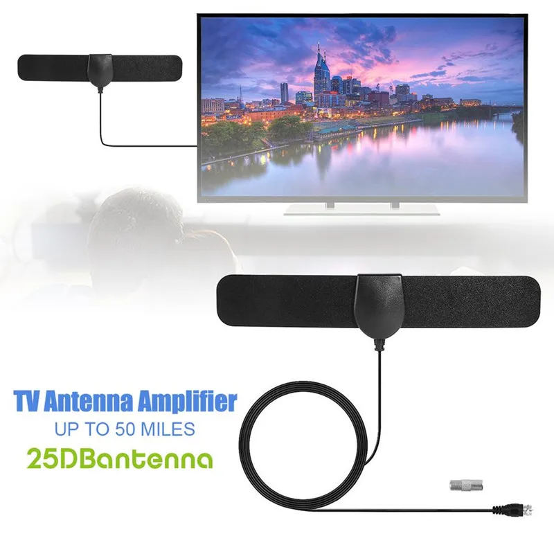 High Quality AN-1018 DVB-T Long Range Flat HDTV Amplified Antenna TV Tv 4k Antenna Smart Digital