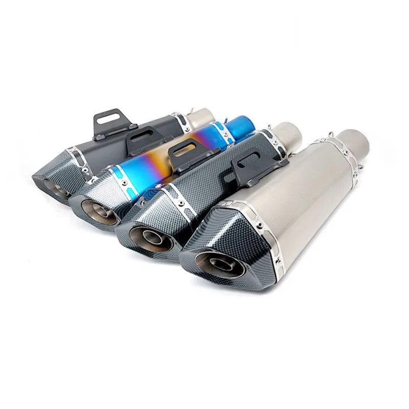 51mm Motorcycle Exhaust Pipe Muffler Silencer For ATV Dirt Pit Bike CRF250 CBR400 CB650F Z900