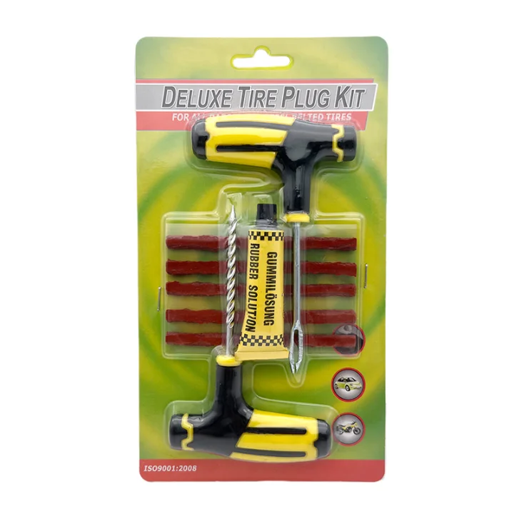 8Pcs Universal Truck Tractor Flat Tire Puncture Kit Tire Repair Plug Tools Kit for Car