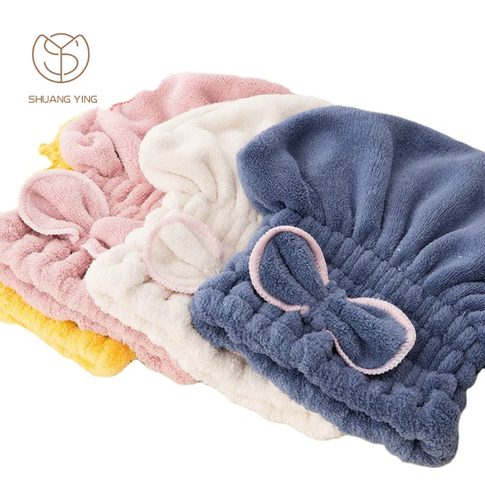 Высококачественная Женская шапочка для сушки волос с короткими волосами, насадка для душа, полотенце из микрофибры для волос