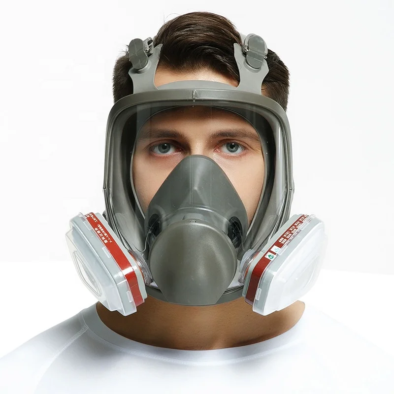 Wejump Protection Painting Dust Chemical Agricultural Full Gas Masks With Respirators