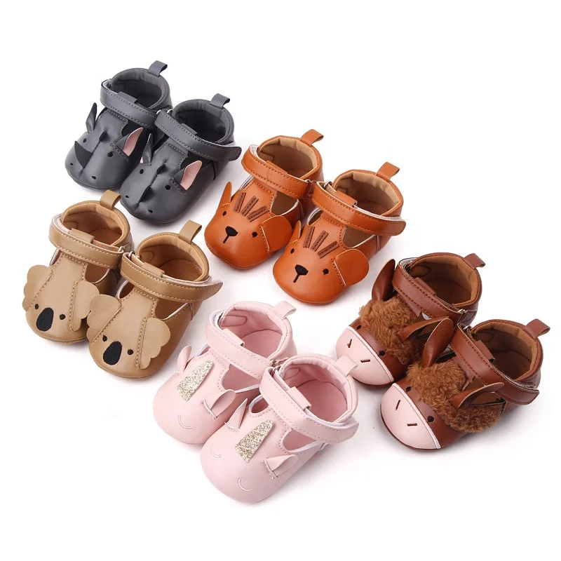 2022 Xiximi Cheap Cute Cartoon 3D Ear Babies Casual Shoes Toddler Boys Girls Prewalker