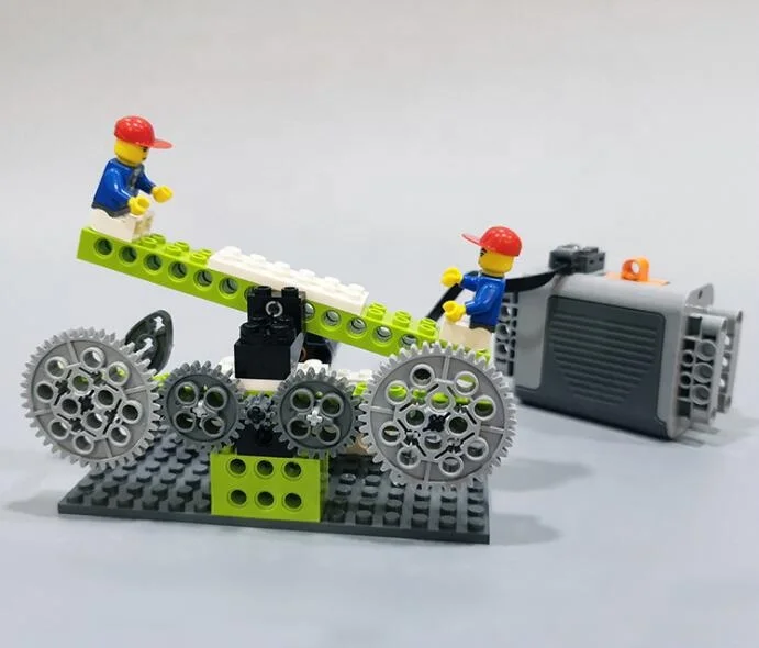6+Science and Education Building Blocks/mechanical Gear Electric Set/children Creative Blocks Toys Can Be DIY 5 Models (PA00183)