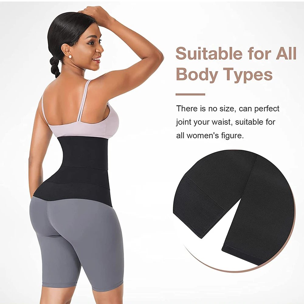 Эластичный корректирующий пояс TikTol для похудения, невидимые обертки для живота, пояс для потери веса, регулируемые подтяжки для спины и талии, триммер для женщин