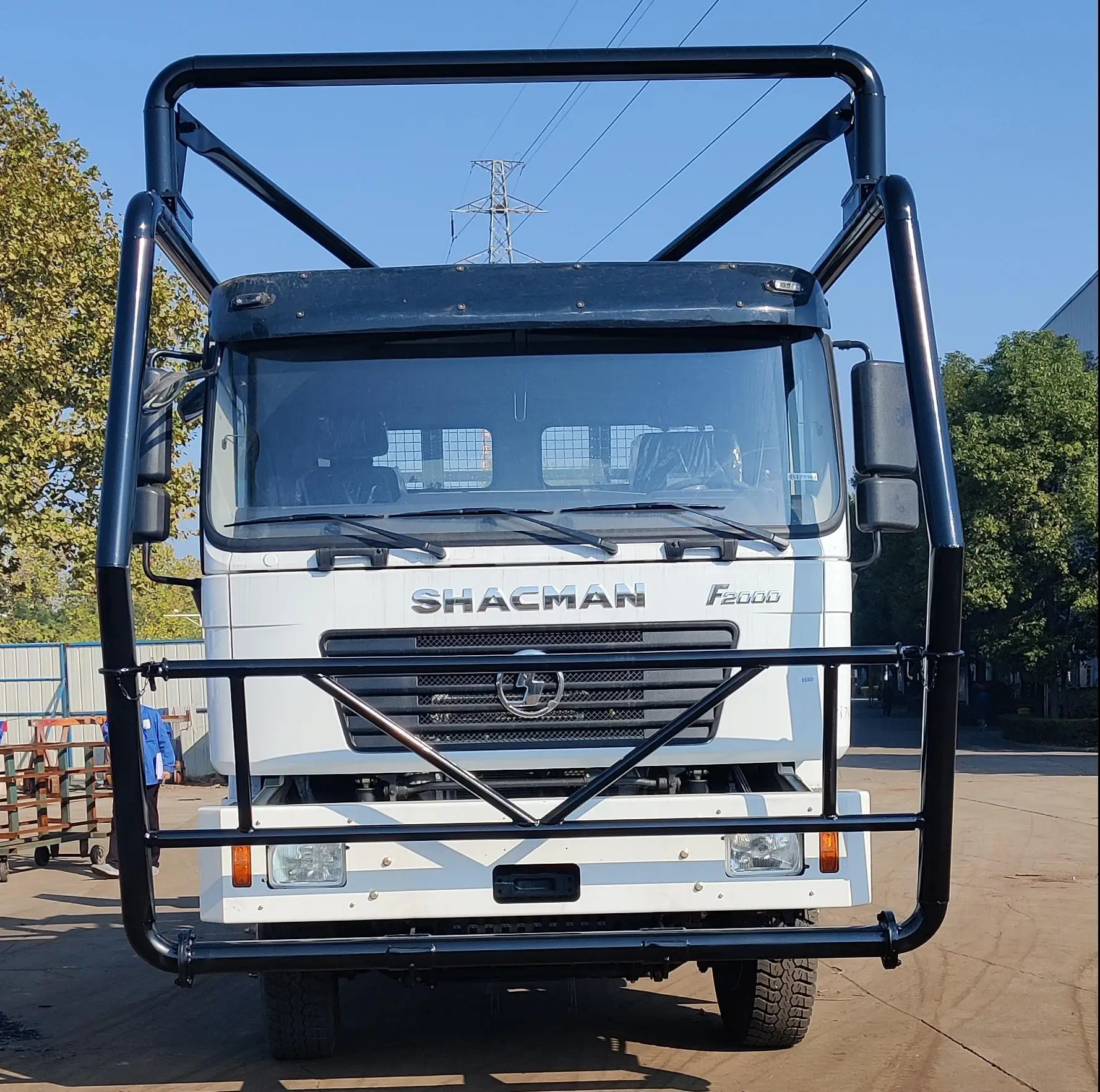 Hot Sale New 4 Axel 6x6 Shacman Transport Timber Logging Truck For Sale