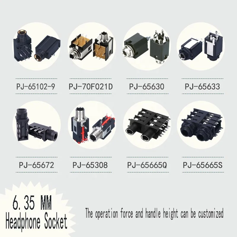 Wintai-tech PJ-307 earphone jack socket trs socket 3.5 mm socket