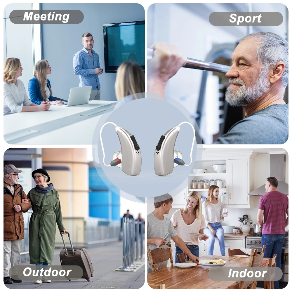 RIC rechargeable Hearing Aid digital rechargeable hearing aids for the deaf