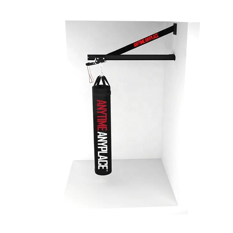 Одиночная настенная вешалка для сумок для тренажерного зала, тяжелый монтажный кронштейн