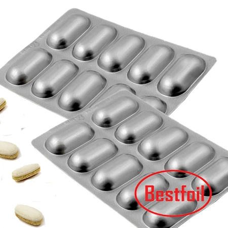 Aluminum foil alu alu cold forming foil sealing with Blister lidding Foil for pharmaceutical  packing pills capsules tablet