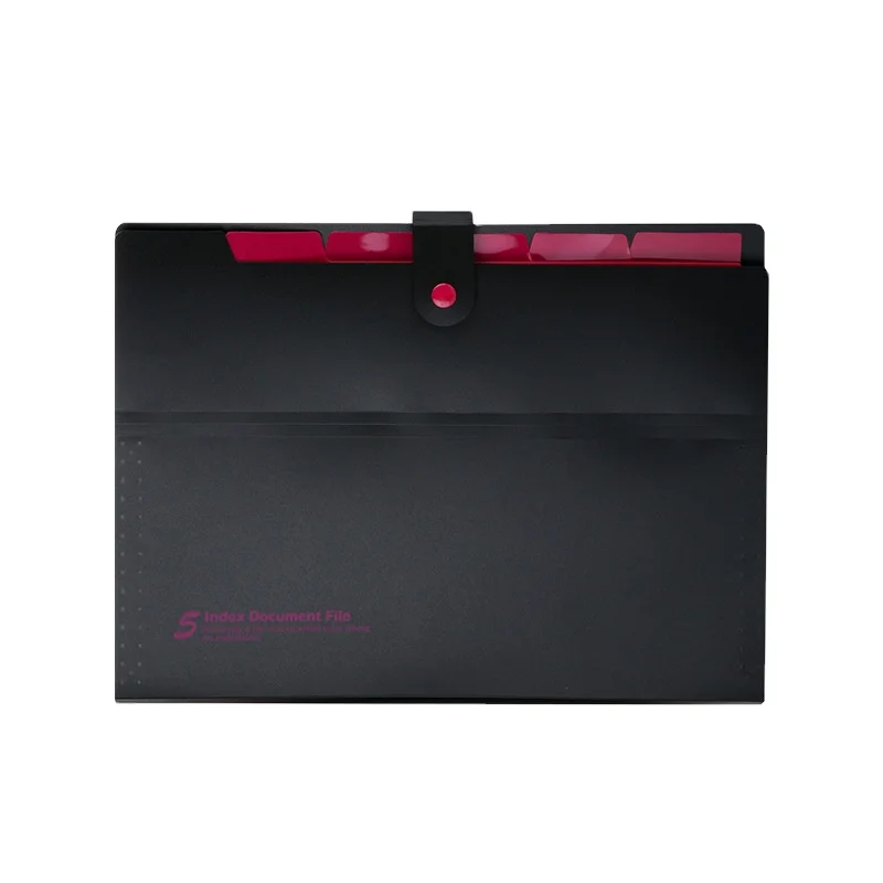 Snap button file holder a4 Multi-layer accordion insert document folder case file bag