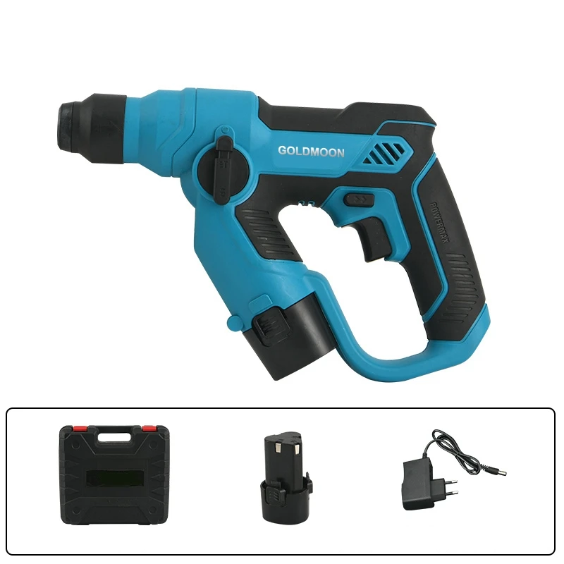 GOLDMOON hand electric jack cordless power hammer drills machine battery