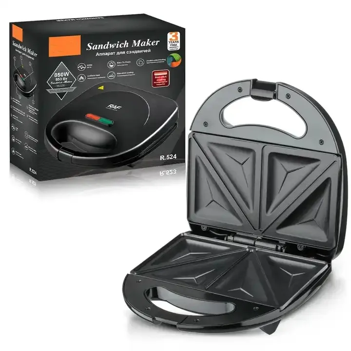 Double-sided heating bread machine sandwich maker toaster waffle multifunctional breakfast machine