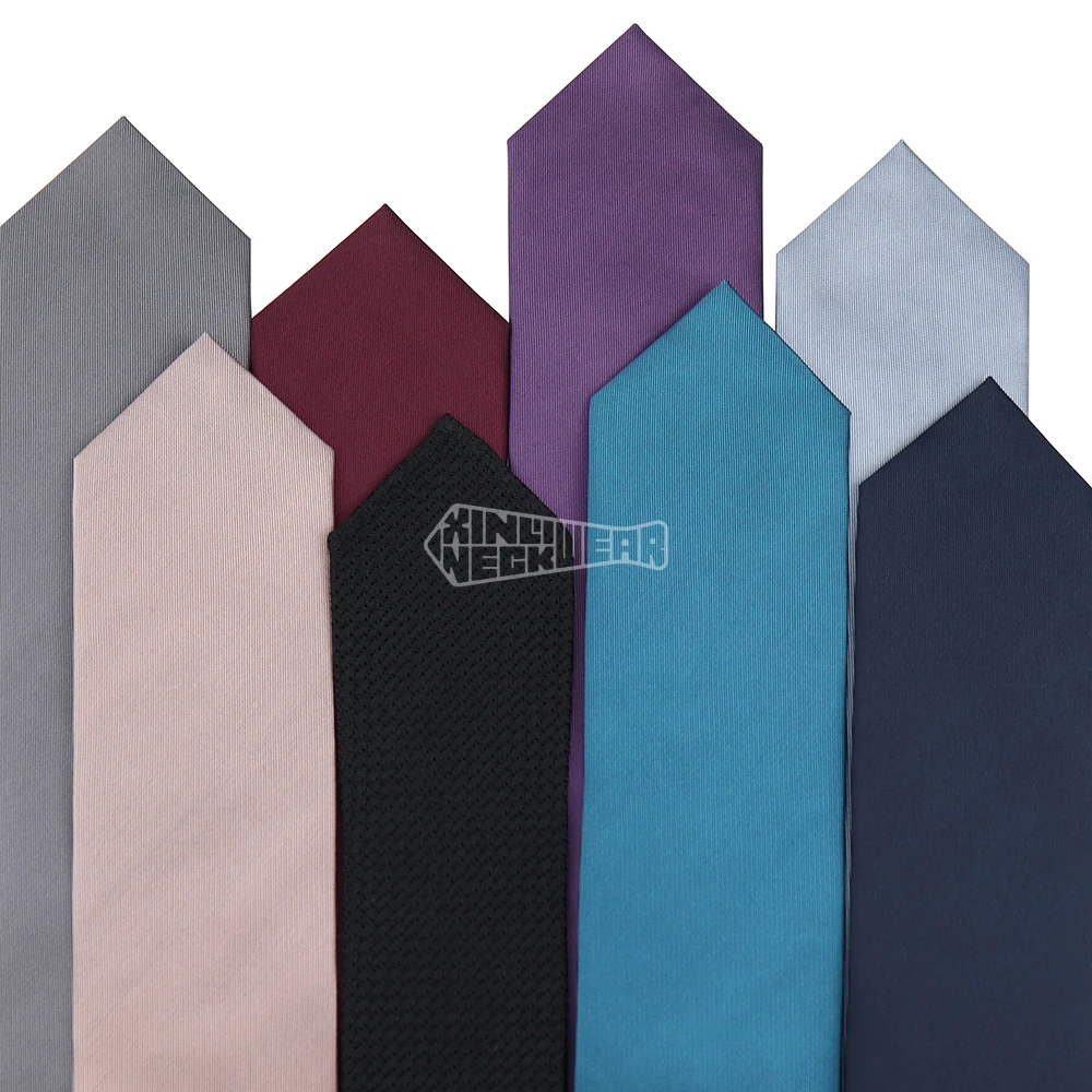 Formal Neckties Custom High Quality Silk Tie Twill Corbatas Para Hombre Elegantes Solid Color Tie