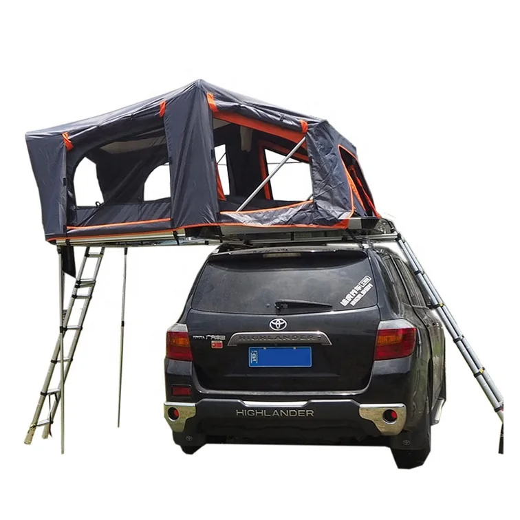 2019 Custom Hard Shell Car Roof Top Tent Outdoor Folding Camping Truck Rooftop Tent for SUV