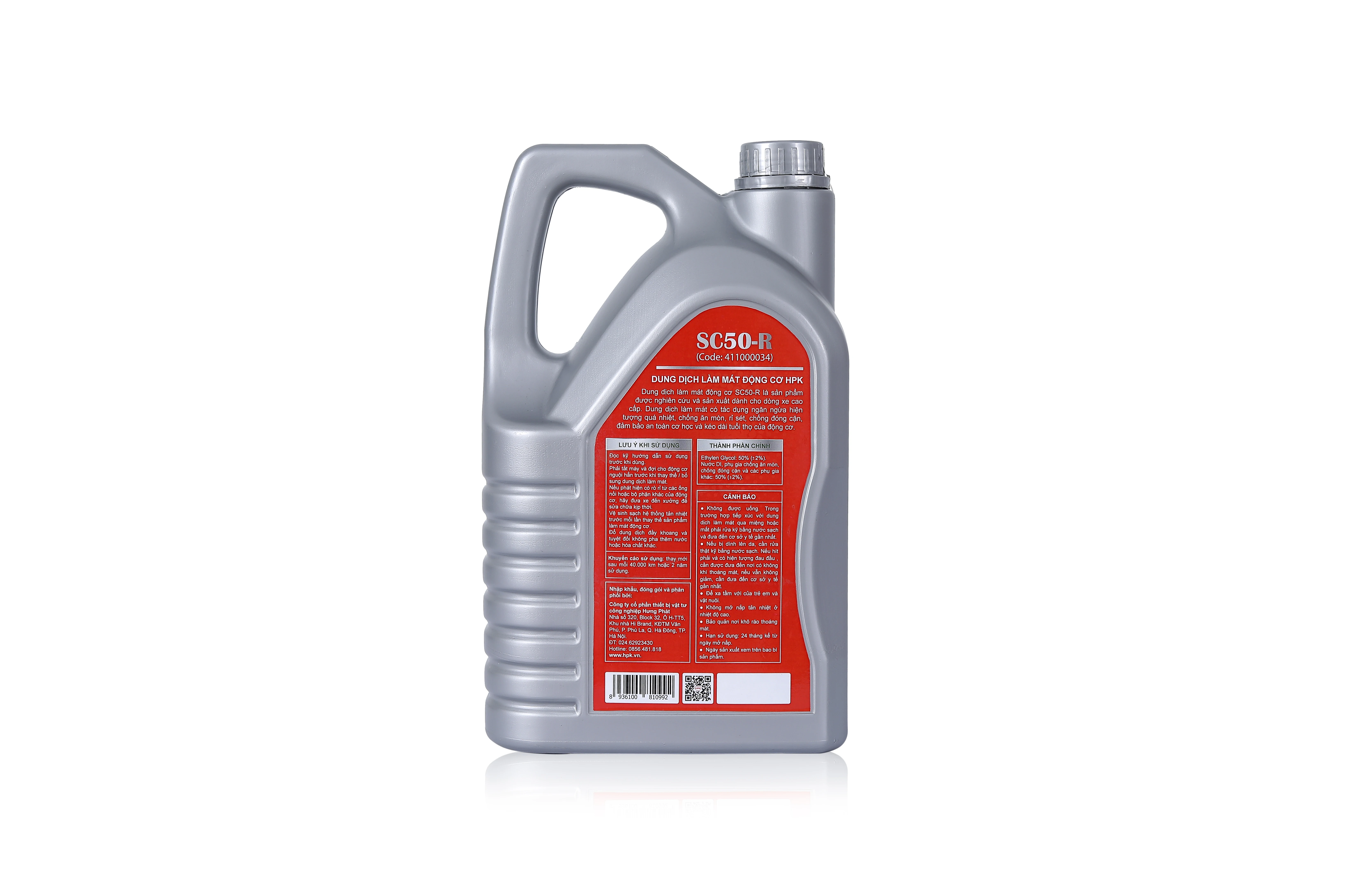 High Quality HPK SC R 4L Coolant Antifreeze Flush For Car For Transfer Heat And Prevent Engine Damage