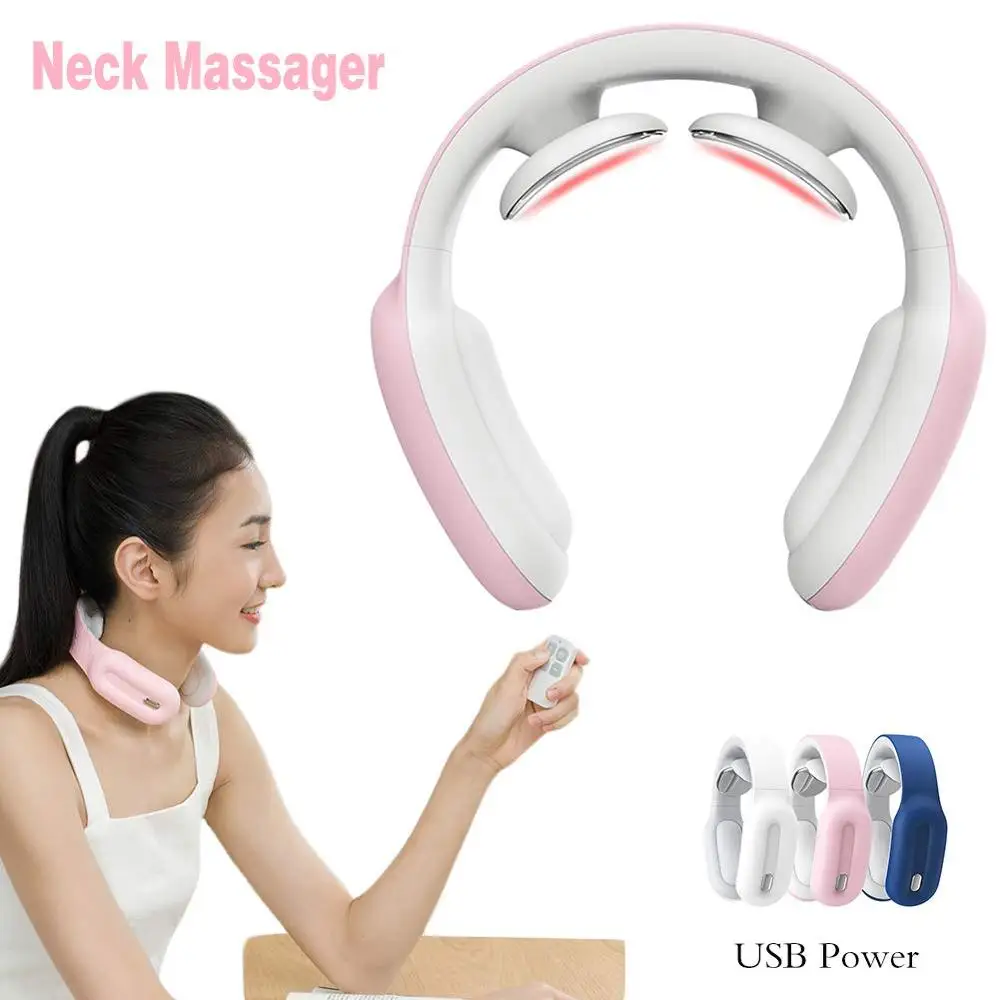 
ZRWM42 Portable Neck Massage Equipment with 3 Modes and 15 Intensities deep Tissue Massage for Neck 