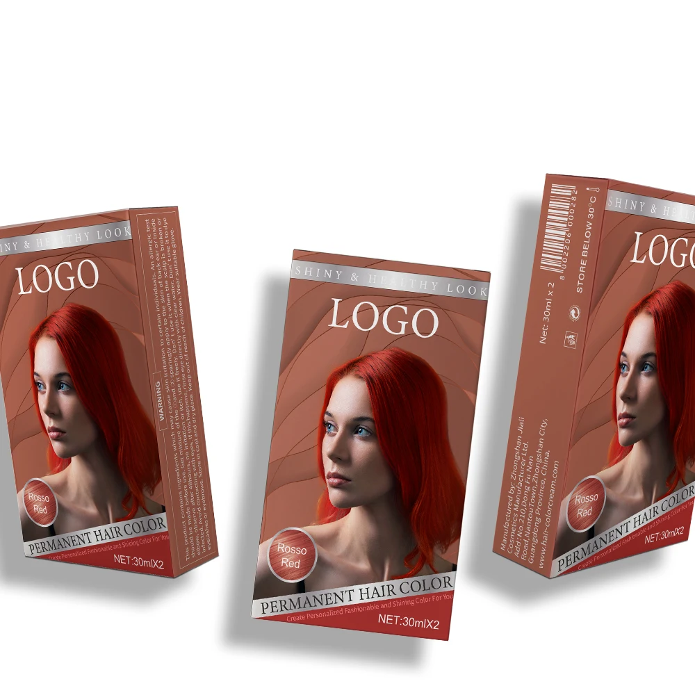 OEM 79 Colors 100ml Hot Sale Easy Coloring Permanent Professional Hair Color Cream With Chart