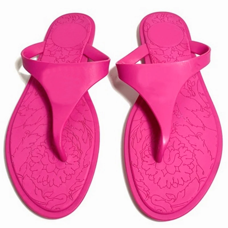 2022 Women Jelly Slipper Sandal Outdoor Ladies brand ladies slipper Plastic Shoes Luxury PVC Rubber Flip Flop Shoes