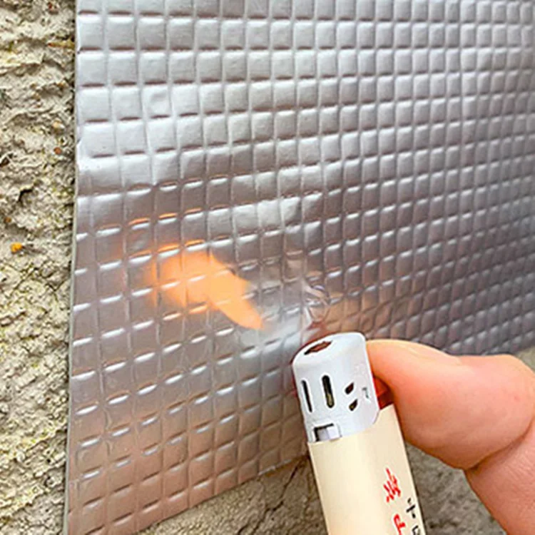 Factory wholesale Super Adhesive autohesion Aluminium Foil for repairing roof