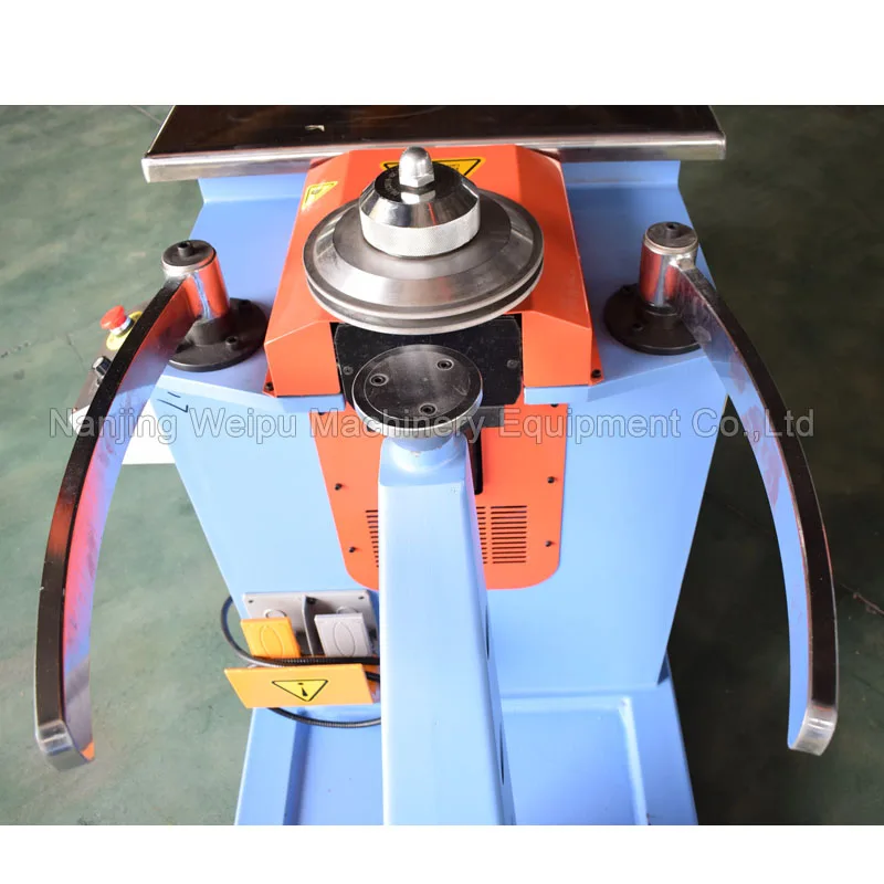 Hydraulic spiral round metal duct elbow making machine Round duct elbow bending machine